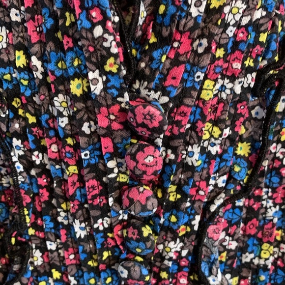 Floral Short Sleeve Mini Dress - Picture 3 of 8